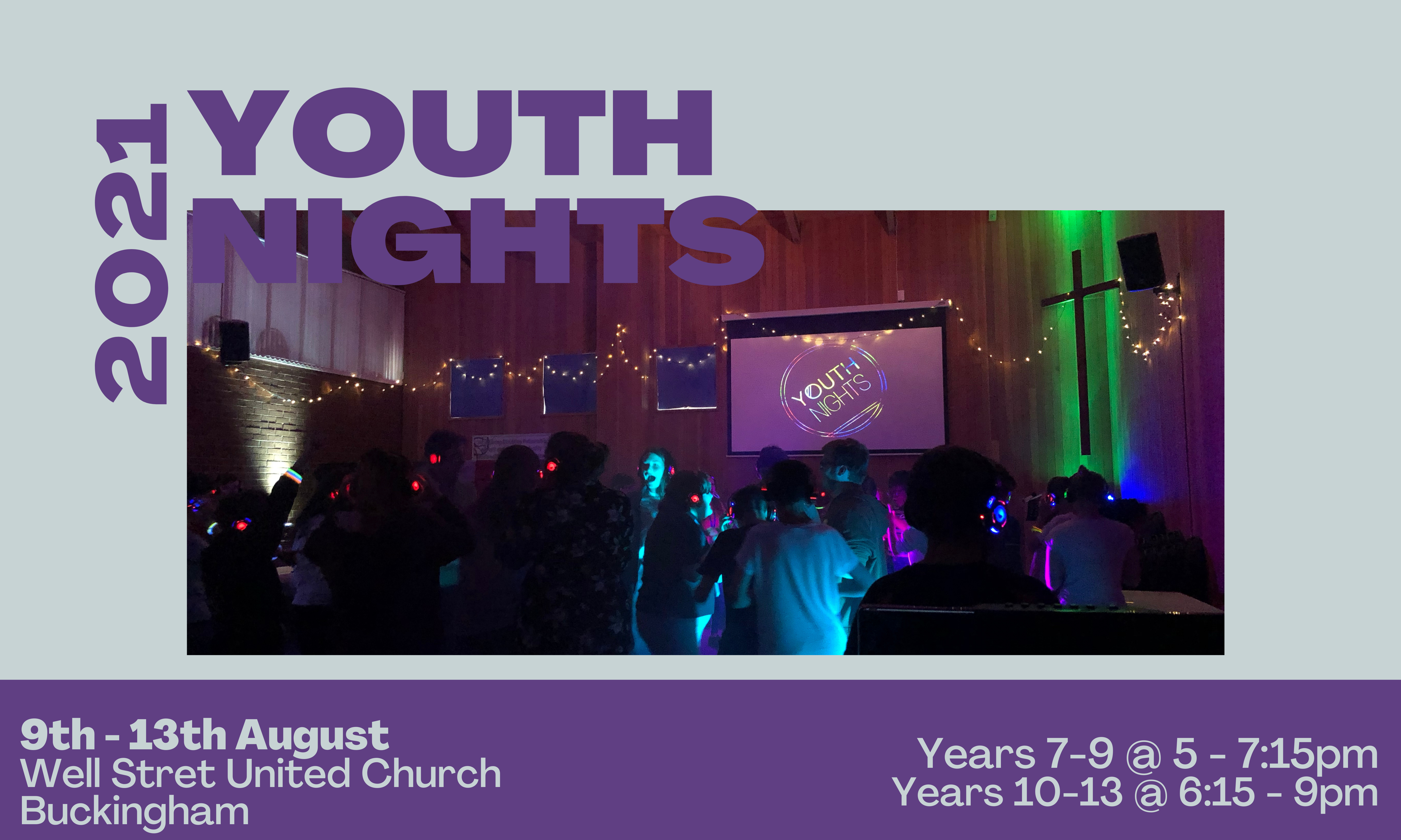 Youth Nights '21 Website Banne
